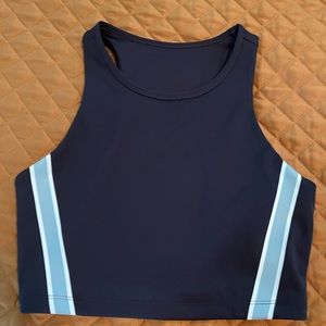 Navy sports bra